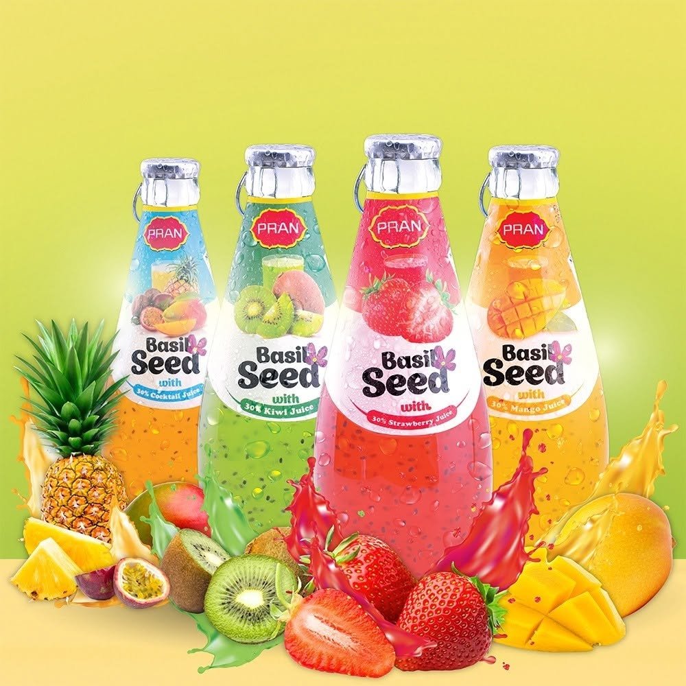 pran basil seed drinks
